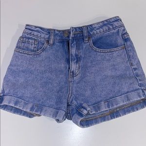 pacsun denim mom shorts, jean shorts